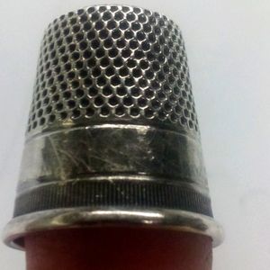 Vintage sterling silver thimble